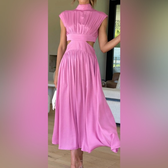 Billy J: Cindie Midi Dress - Pink - Picture 3 of 6